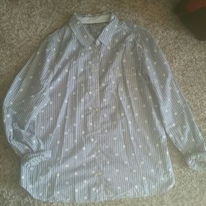 Dotted long sleeve shirt